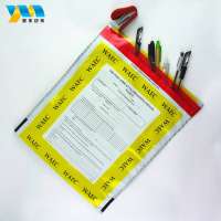 Custom design eco-friendly self adhesive tape tamper proof security bags