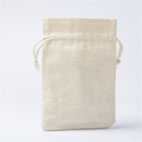 100% Organic Cotton, Biodegradable and Reusable Premium Quality Muslin Double Drawstring Bags