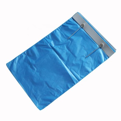 Customized Cheaper Blue HDPE Plastic Newspaper Wicket Bags