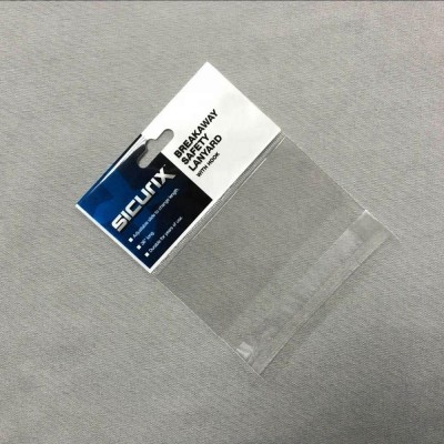 Customized BOPP Printed Plastic Header Card Bag with Hanging hole