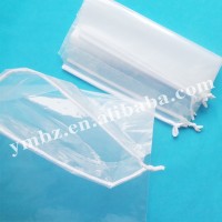 High quality custom cotton drawstring plastic bags with strings