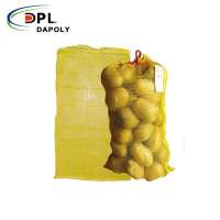 Drawstring Sealing&Handle and Vegetables Use mesh vegetable bags